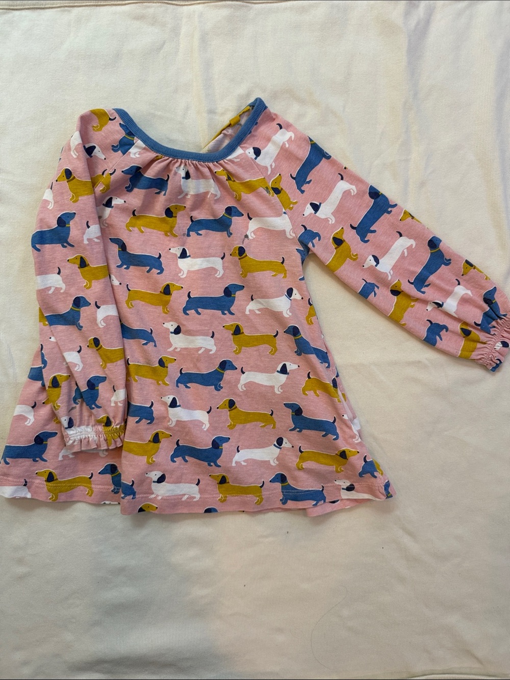 Mini Boden Long Sleeved Dachshund Dress 2-3Y *play condition!*
